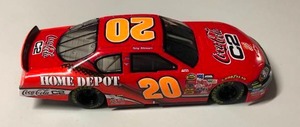 lot 1074 image: Tony Stewart Diecast 124 #20 Home DepotCoca Cola Red Car