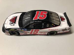 lot 1080 image: Tony Stewart Diecast 124 #15 Mariah Vision 2 Black and White Car