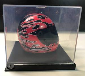 lot 1091 image: New In Display Case Tony Stewart #14 Mini Helmet