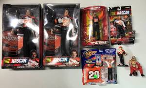 lot 1096 image: Seven Tony Stewart Figurines Some New In Package