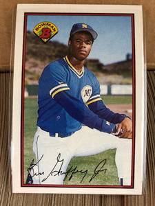 lot 1102 image: Complete 1989 Bowman Set - 434 Baseball Cards - With Mint Ken Griffey Jr Rookie Card