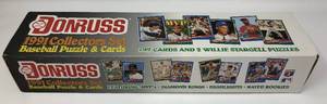 lot 1127 image: Complete Factory Sealed 1991 and 1992 Donruss Set - 792 Baseball Cards In Each Set