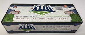 lot 1130 image: Complete 2008 Score Super Bowl XLIII Football Card Set - In Factory Box with Matt Ryan Rookie Card