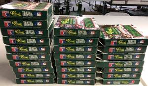 lot 1198 image: Huge lot of 25 Complete Sets 1987 Classic Board Game Red Series Complete Sets - 18 Factory Sealed