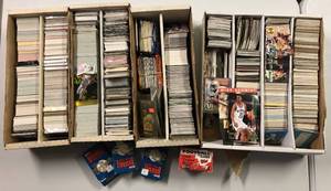 lot 1189 image: Huge Lot of over 8,000 Sports Trading Cards
