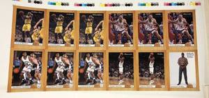 lot 1182 image: Lot of Several 1993 Classic Uncut Sheets With Certificate of Authenticity