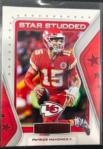 lot 1058 image: 2019 Panini Rookies & Stars Patrick Mahomes Star Studded Kansas City Chiefs Football Card