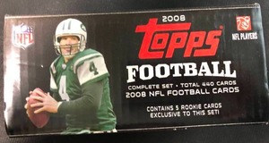 lot 1208 image: Complete 2008 Topps Football Trading Card Set with Matt Ryan Rookie