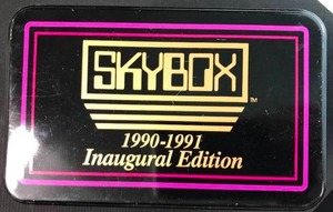 lot 1206 image: Random Basketball Cards in 1990-91 Skybox Tin