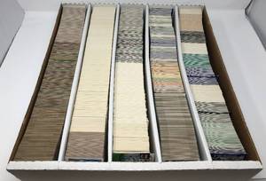 lot 1143 image: Large 5,000 Count Five Row Box of Sports Trading Cards