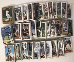 lot 1153 image: Over 30 Complete Team Sets of Baltimore Orioles - Complete Topps Run of sets from 1980-2014 Including Every Cal Ripken Jr Topps Card wRookie
