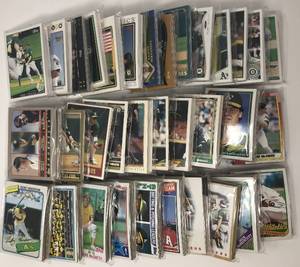 lot 1157 image: Over 30 Complete Team Sets of Oakland Athletics - Complete Topps Run of sets from 1980-2014 Including Rickey Henderson Rookie Card