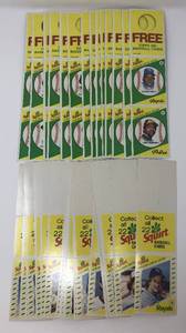 lot 1170 image: Dozens of Squirt Baseball Trading Cards - Including George Brett and More