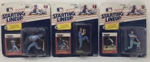 lot 1171 image: Lot of Three Kansas City Royals Starting Lineups - Dan Quisenberry, Danny Tartabull, and Kevin Seitzer