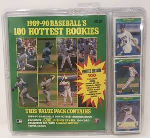lot 1173 image: 1989-90 Score Factory Sealed Complete 100 Baseball Card Set including Ken Griffey Jr Rookie Card