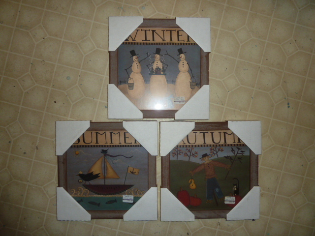lot 314 image: LOT OF 3 NEW WALL ART