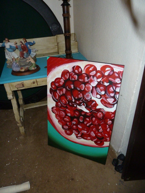 lot 417 image: SIGNED CANVAS ART