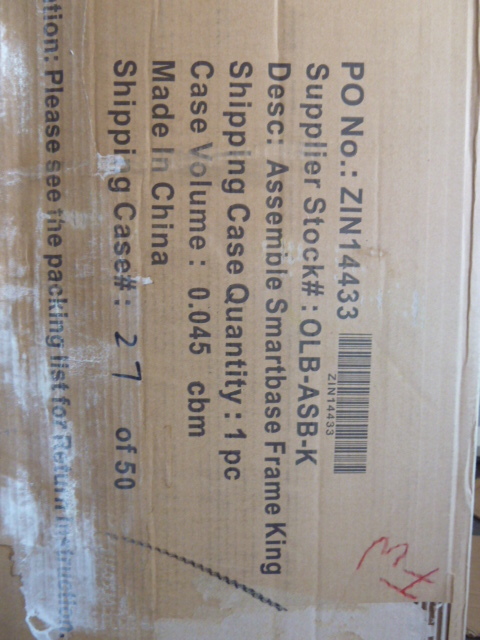 lot 439 image: KING SIZE SMARTBASE FRAME - STORE RETURN