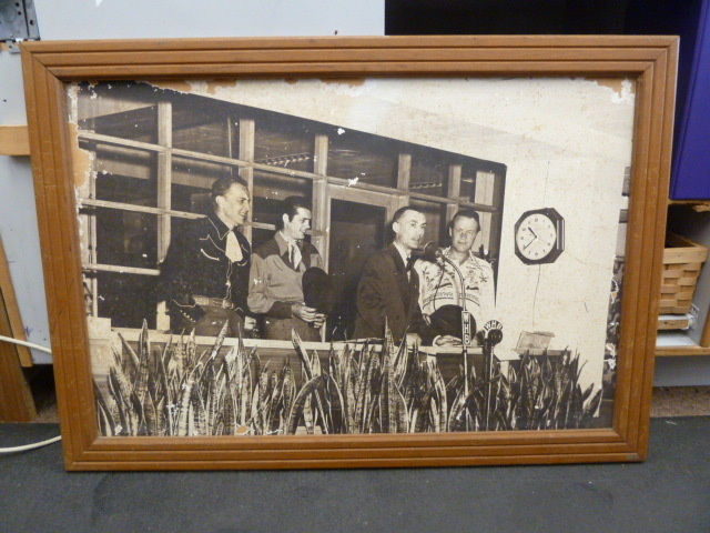 lot 602 image: VERY UNUSUAL OLD Picture...SEE pics for condition
