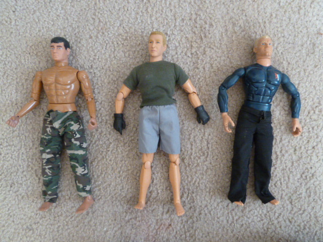 lot 245 image: LOT OF 3  12 G.I.JOES