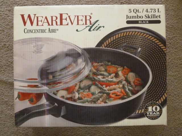 lot 227 image: WEAR EVER 5 Qt. SKILLET in box