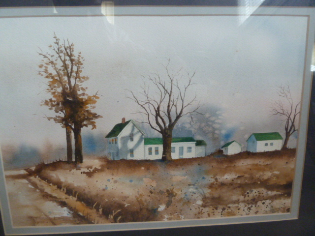 lot 204 image: ORIGINAL WATERCOLOR FRAMED AND MATTED