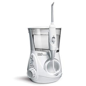 lot 19463 image: Waterpik WP-660 Water Flosser Electric Dental Countertop Professional Oral Irrigator For Teeth, Aquarius, White