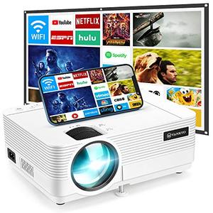 lot 19464 image: VANKYO Leisure 470 Mini WiFi Projector, 2021 Upgraded Portable Video Projector with 100 Inch Screen Supports Full HD 1080P & 250 Display, Compatible with TV Stick, PS5, HDMI for Outdoor Movies