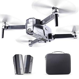 lot 19466 image: RUKO F11Pro Drones with Camera for Adults 4K UHD Camera Live Video 30 Mins Flight Time with GPS Return Home Brushless Motor-Black 1 Extra Battery  Carrying Case
