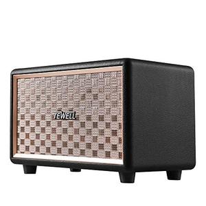 lot 19475 image: TEWELL Computer Speaker, HD 24W Audio Vintage Bluetooth Speakers Plug-in Speaker with Extended Bass and Treble, Knob for Volume Control, Toggle Switch and 3.5mm AUX Input