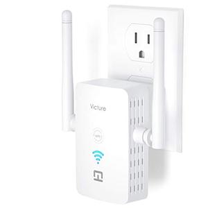 lot 52718 image: Victure WiFi Extender, WiFi Repeater for Home, WiFi Booster, 2.4GHz 300Mbs,WPS, with Ethernet Port,AP Mode to Provide a Stable Network for Online Working and Enjoy Devices Which Need Internet