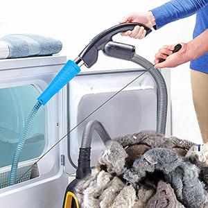 lot 52765 image: Dryer Vent Cleaner Kit Vacuum Hose Attachment Brush Lint Remover Power Washer and Dryer Vent Vacuum Hose