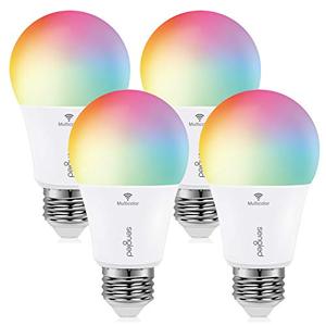 lot 52782 image: Sengled Smart Bulb, Color Changing Smart Bulbs Work with Alexa & Google Home, WiFi Light Bulbs No Hub Required A19 RGB Multicolor LED Light Bulb 60W Equivalent 800LM, 4 Pack