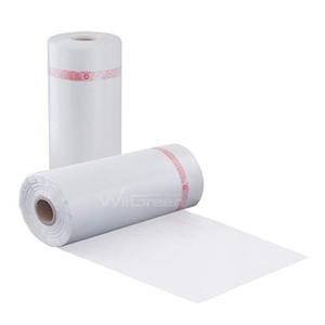 lot 52795 image: WiiGreen 2 Rolls 11 x 19 HDPE Plastic Produce Roll Bags for Food Storage, Baby Diaper, Garbage Bags Liner Trash Bag, Pet Dog Poop, 750 BagsRoll
