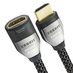 lot 52842 image: HDMI 2.0 Extension Cable (10ft 3m) Cinema Plus (4K 60Hz HDR Dolby Vision HDCP 2.2) Exceed 22.28Gbps Compatible with Roku Fire StickTV Xbox PS4 Pro Apple TV Netflix LG Sony Samsung (Male to Female)
