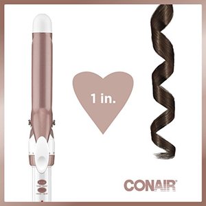 lot 52854 image: Conair Double Ceramic 1-Inch Curling Iron