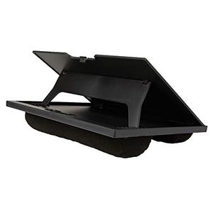 lot 52866 image: Mind Reader LTADJUST-BLK Adjustable Portable 8 Position Lap Top Desk with Built in Cushions, Black