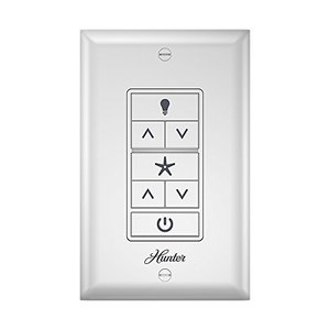 lot 52970 image: Hunter Fan Company 99375 Hunter Indoor ceiling Fan Universal Wall Control, White