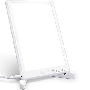 lot 52978 image: AMBOTHER Light Therapy Lamp UV-Free 10000 Lux LED Light Therapy Timer Function Brightness Adjustment Memory Function 90� Rotatable Standing Bracket Sun Light for Depression Home Office