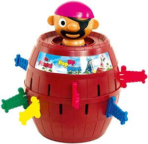 lot 53809 image: TOMY Pirates Pile Up Interactive Multi-Player Balancing Game