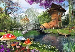 lot 53813 image: Chamberart 500 piece Premium Jigsaw Puzzle Old Shoe Hause A-5104 by Dominic Davison