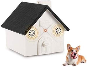 lot 53828 image: Zomma Anti Barking Device, New Bark Box Outdoor Dog Repellent Device with Adjustable Ultrasonic Level Control Safe for Small Medium Large Dogs, Sonic Bark Deterrents, Bark Control Device