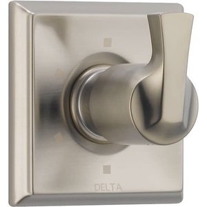 lot 55708 image: Delta Dryden 6-Setting 3-Port Diverter Trim, Spotshield Stainless