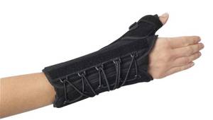 lot 55715 image: ProCare 79-87490 Quick-Fit WTO WristThumb Support Splint, Left, Universal 1 Each