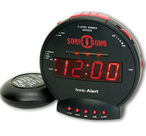 lot 52796 image: Sonic Bomb- Sonic Alert- Alarm Clock- With Super Shaker Bed Vibrator