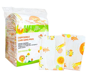 lot 53838 image: LITTLE OOCHOOS DISPOSABLE CHANGING PADS