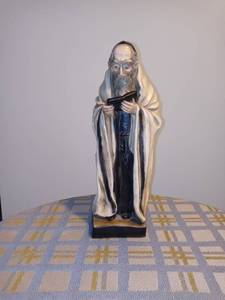 lot 2067 image: Nice Porcelain Statue Of A Jewish ElderRabbi