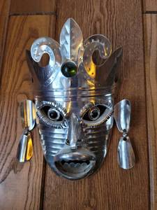 lot 3015 image: Thin Aluminum Warrior Mask