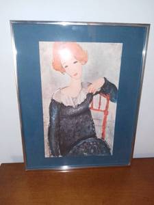 lot 2033 image: Modigliani Print
