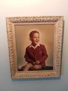 lot 2037 image: Nice Framed Vintage Young Boy Portrait